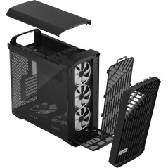Fractal Design Torrent RGB Tower - Extended ATX Case (No PSU) - Sleek Black - Ultimate Cooling & Style!